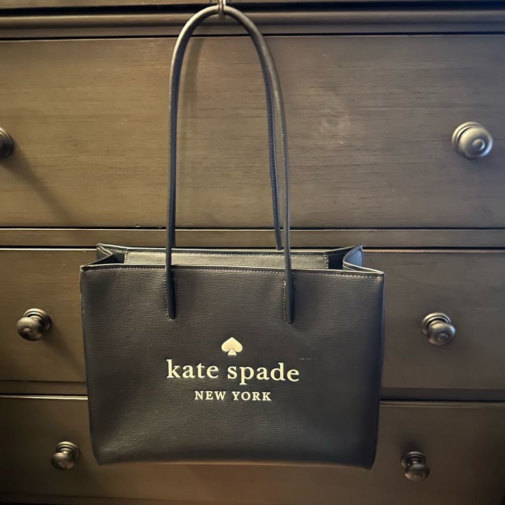 Kate Spade Trista Black Leather shoulder bag tote